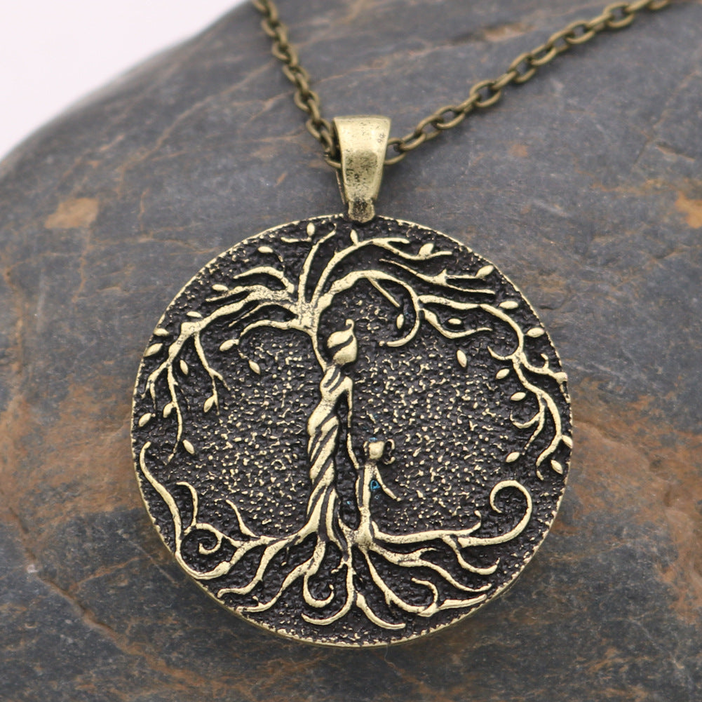 Mother's Day Gift Tree Of Life Necklace Alloy