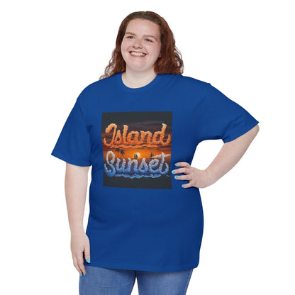 Island sunset Unisex Ultra Cotton® Tall T-Shirt