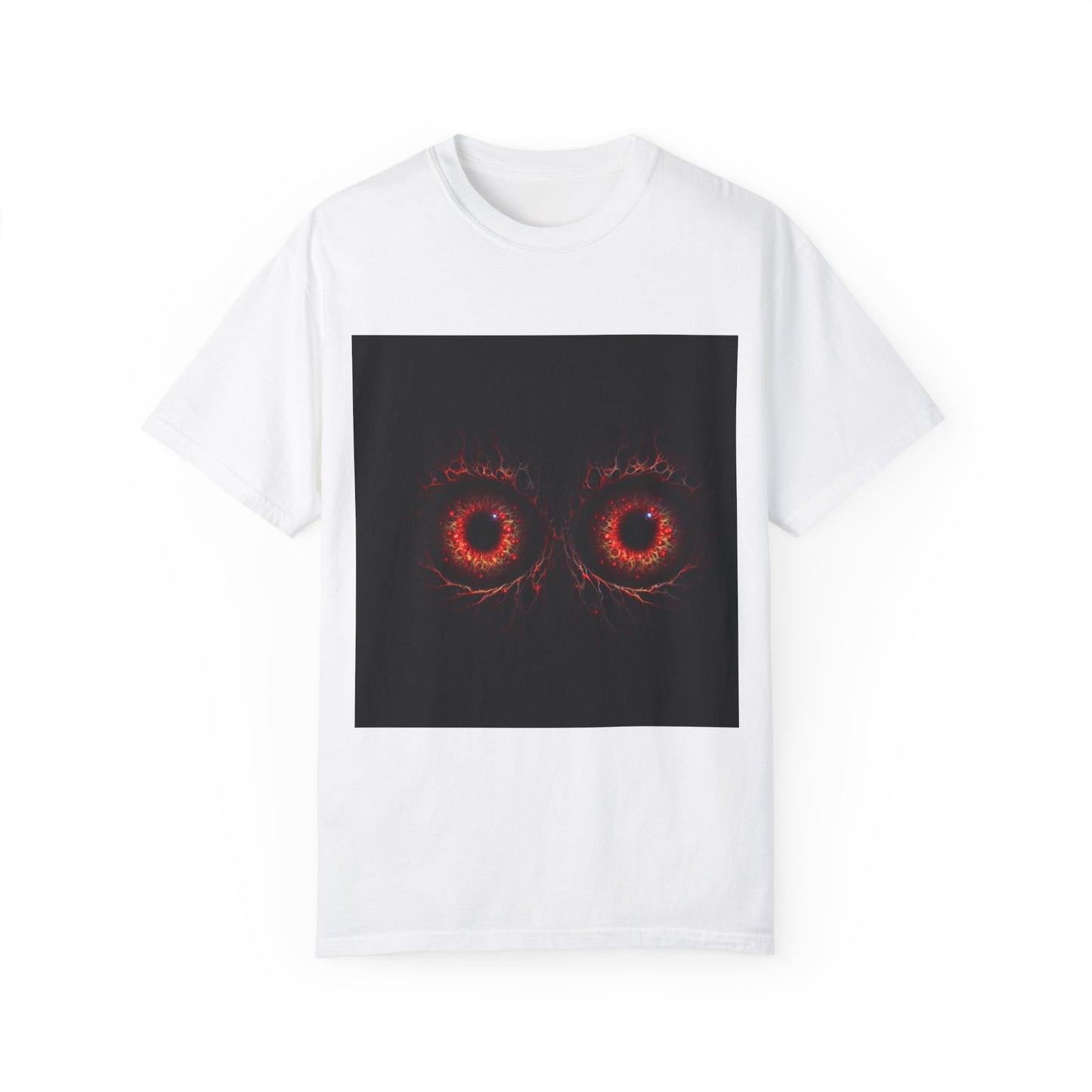 Halloween Unisex T-shirt with Scary Eyes Design