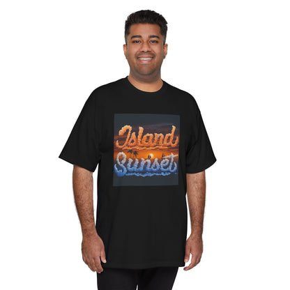 Island sunset Unisex Ultra Cotton® Tall T-Shirt