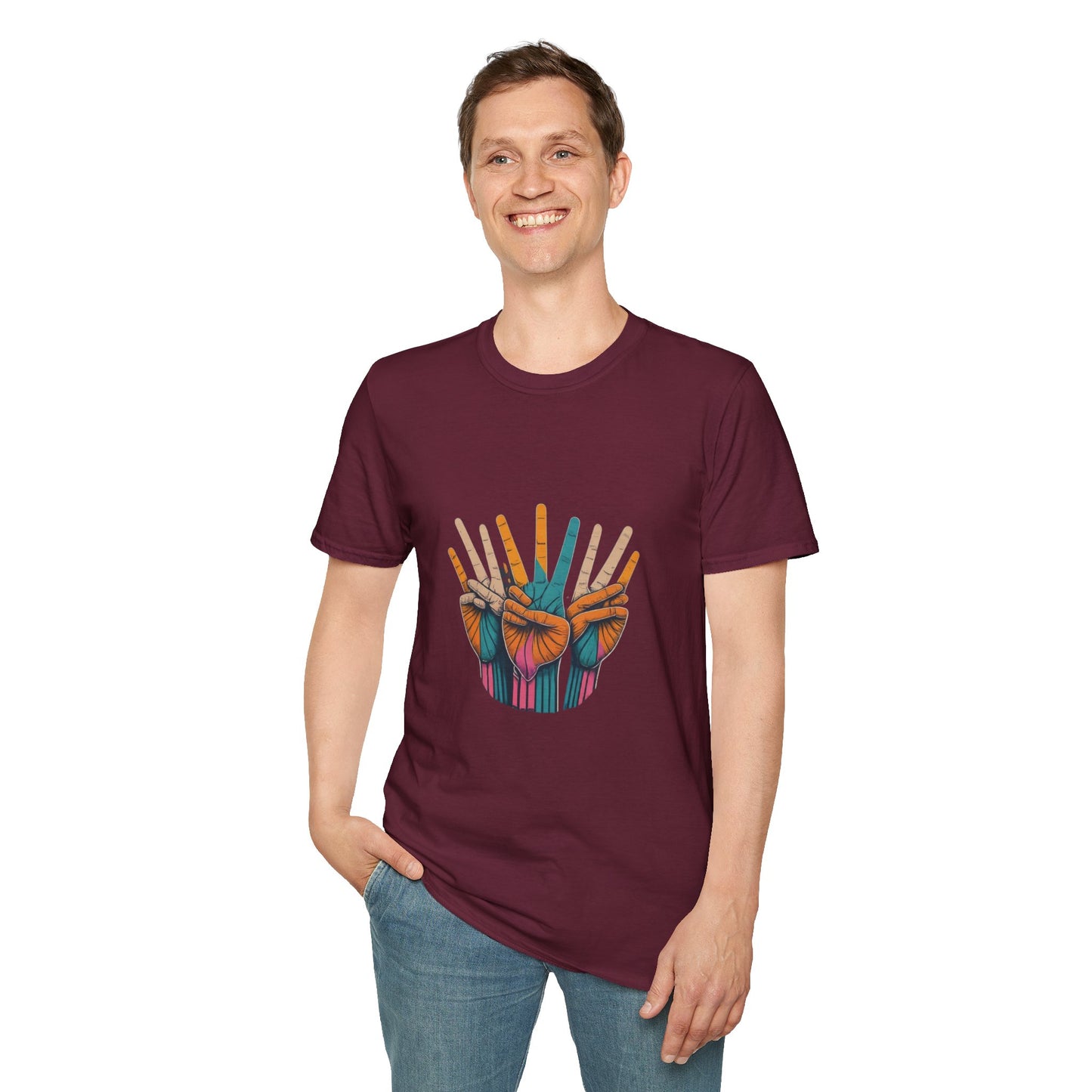 Finger Fun Unisex Softstyle T-Shirt