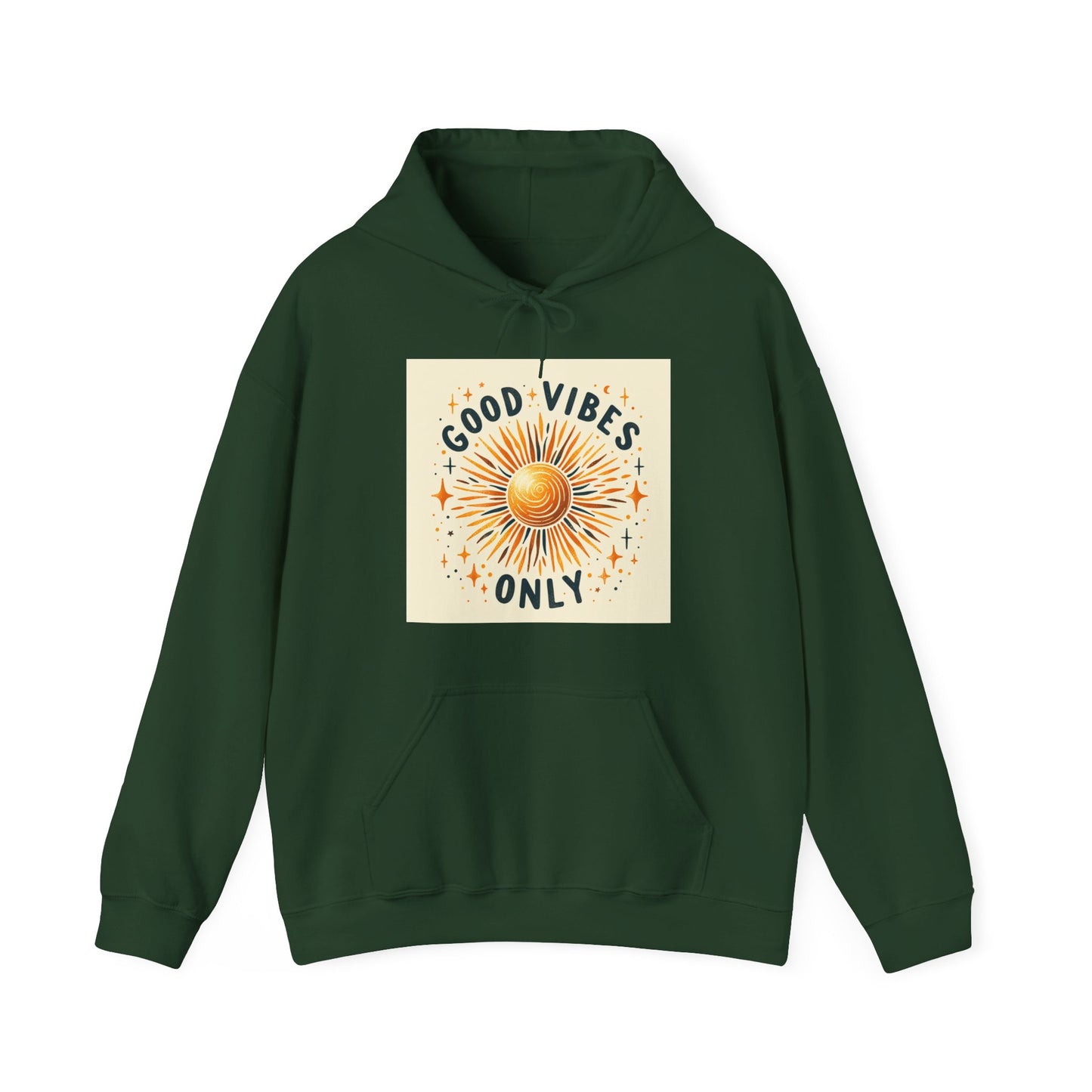 Sun Graphic Good Vibes Hoodie