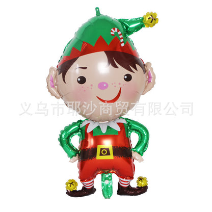 Christmas decoration aluminum film balloon