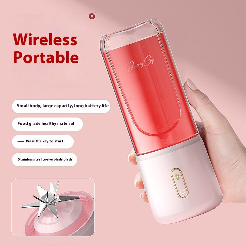 Portable Semi-Automatic Juice Cup – Whisper Quiet & Rechargeable