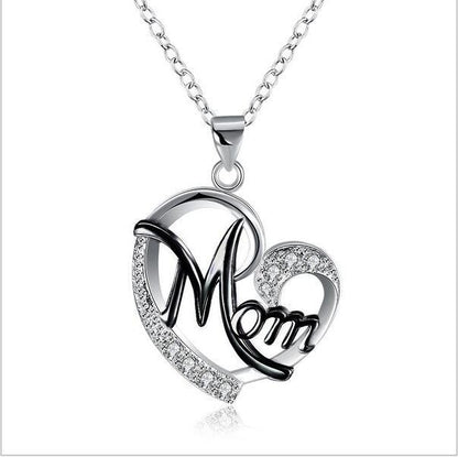 Heart-Shaped Diamond Necklace | Mother's Day Gift