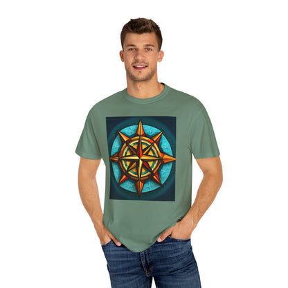 Calypso Compass Unisex Garment-Dyed T-shirt