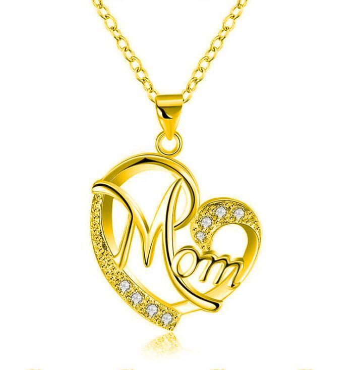 Heart-Shaped Diamond Necklace | Mother's Day Gift