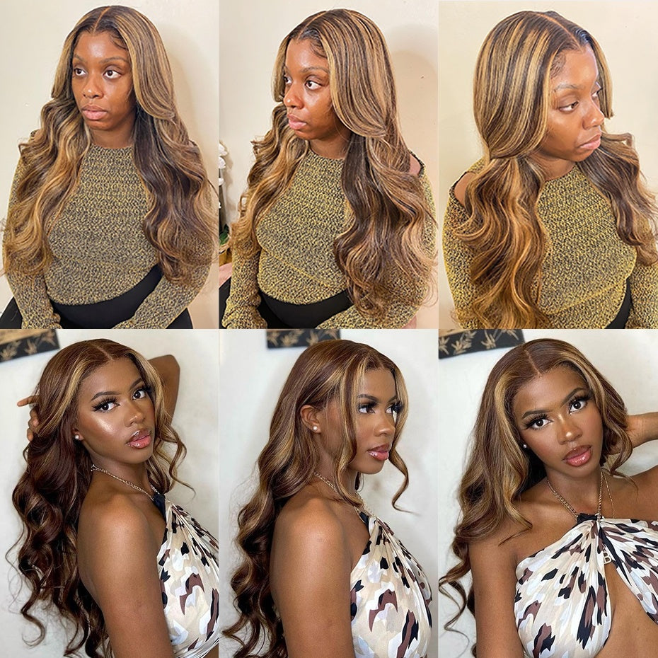 Blonde Body Wave Human Hair Wig - Star Fashion Highlights