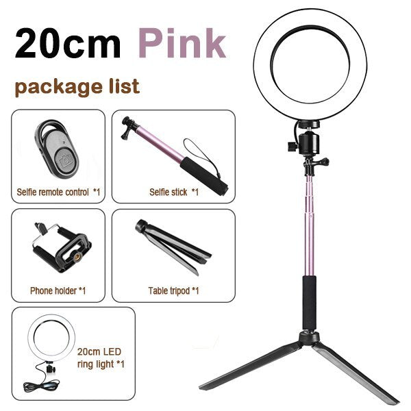 Compatible with Apple, Tripod Fill Light Live Bracket Beauty Light Set Ring Light