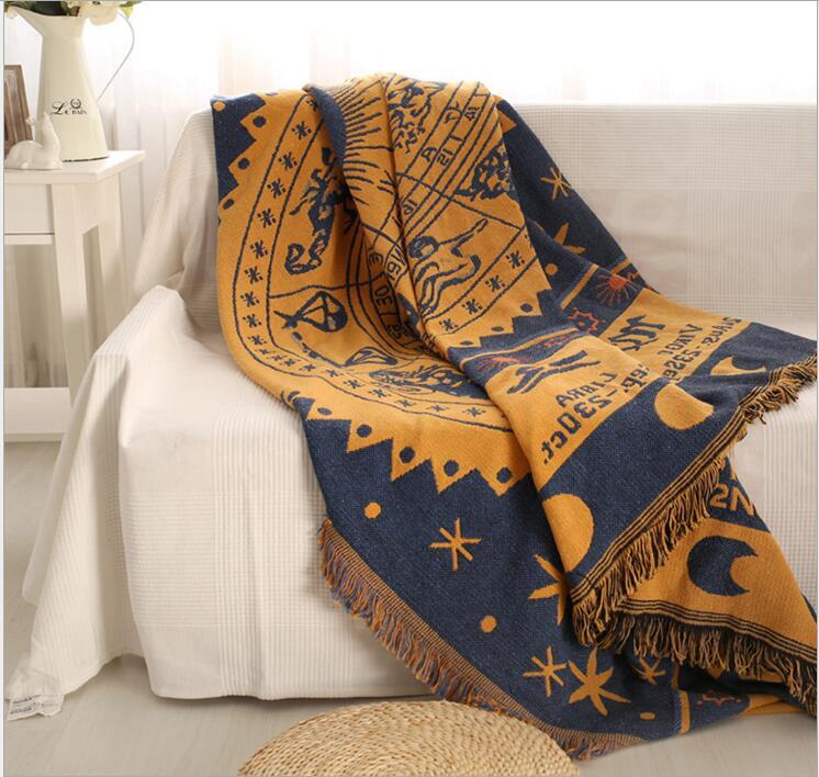 Fabric sofa blanket cover