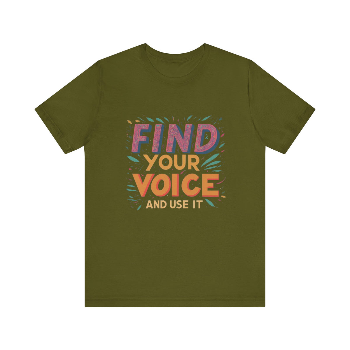encuentra tu voz Camiseta de manga corta Unisex Jersey