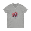 Comodidad canadiense: camiseta de punto suave para todos los géneros
