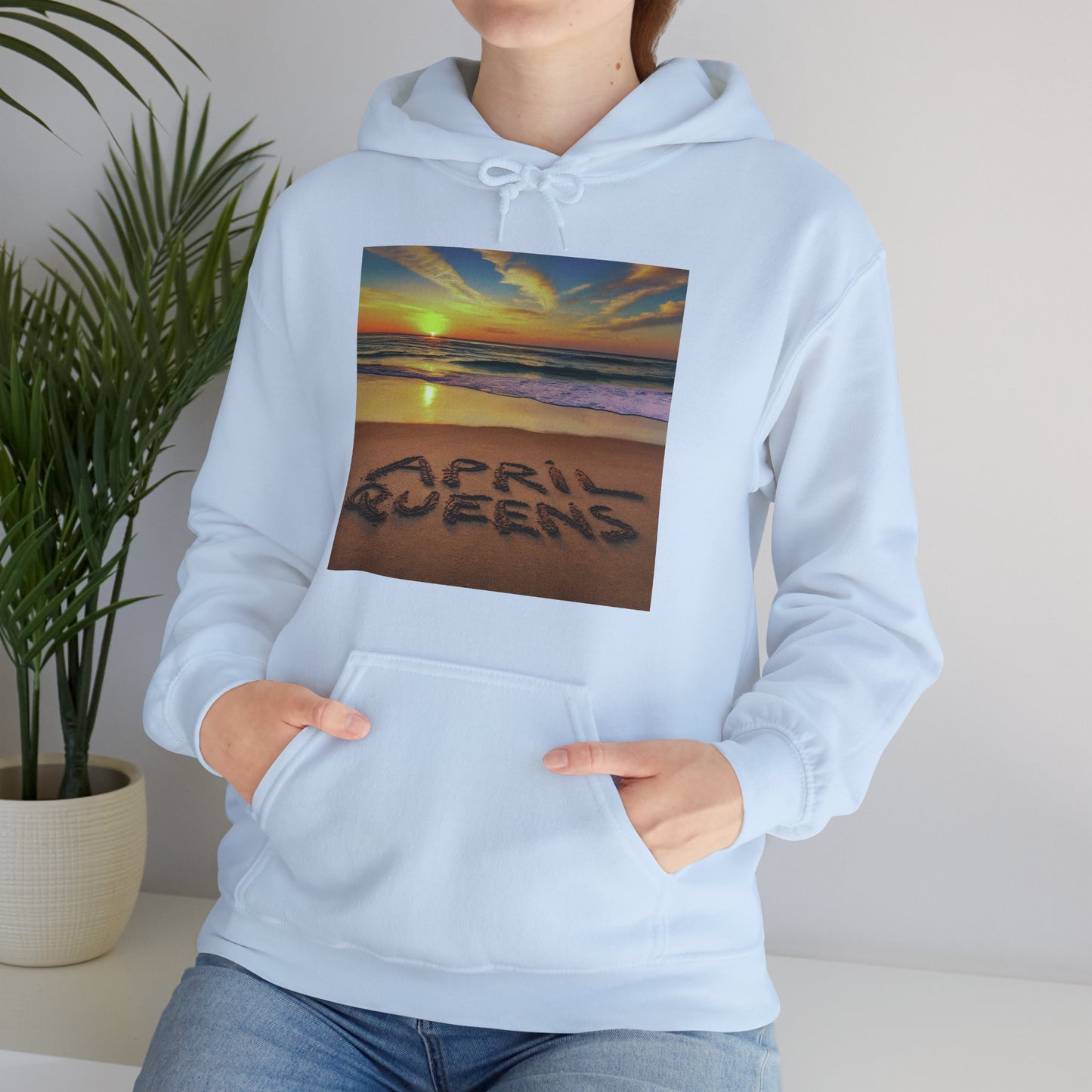 April queen Unisex Heavy Blend™ Hooded Sweatshirt