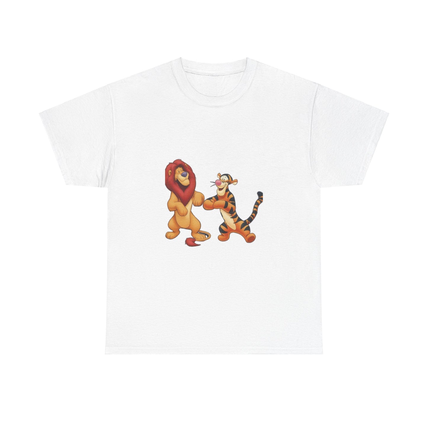 lion and tigger Unisex Heavy Cotton Tee