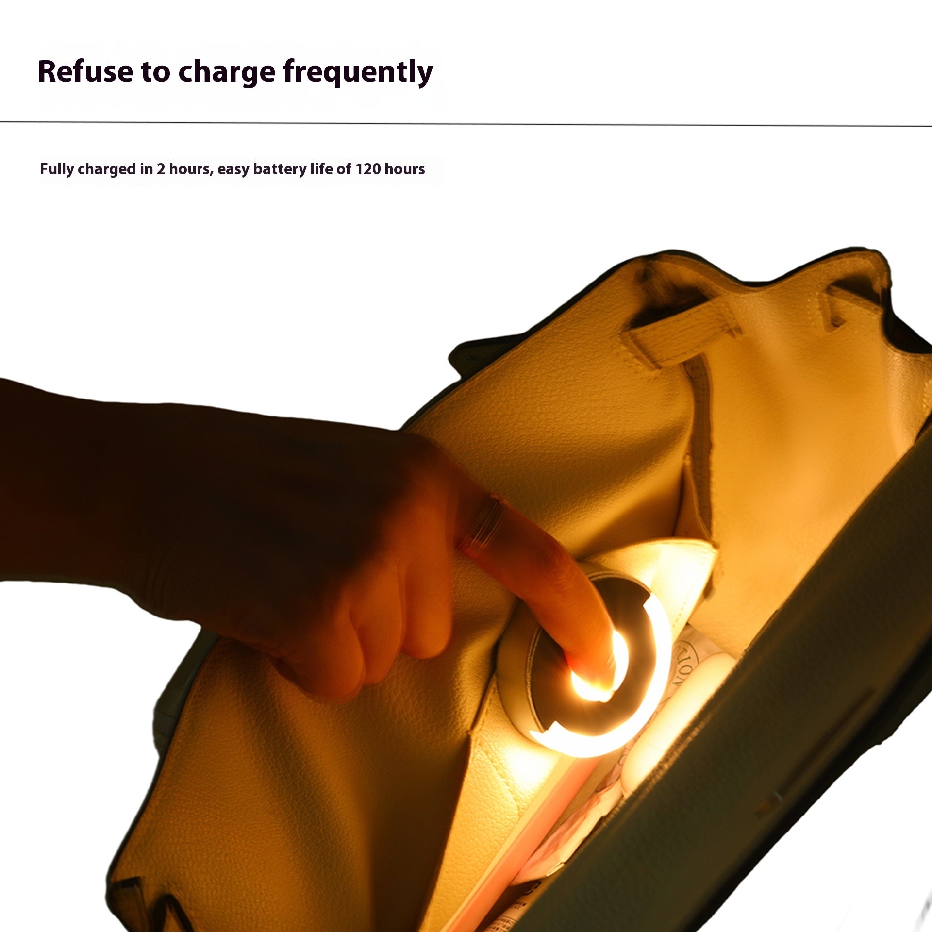 Women's Mini Round Bag Light Outdoor Riding Light