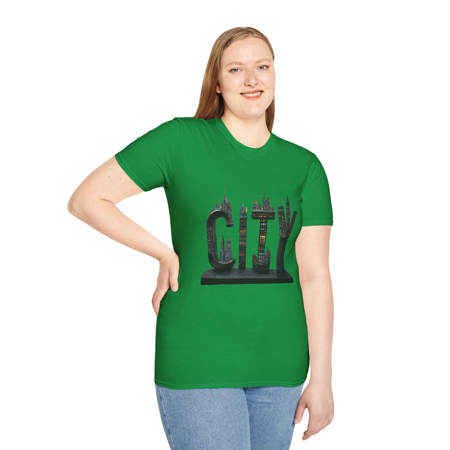 Unisex Softstyle  city tee shirt