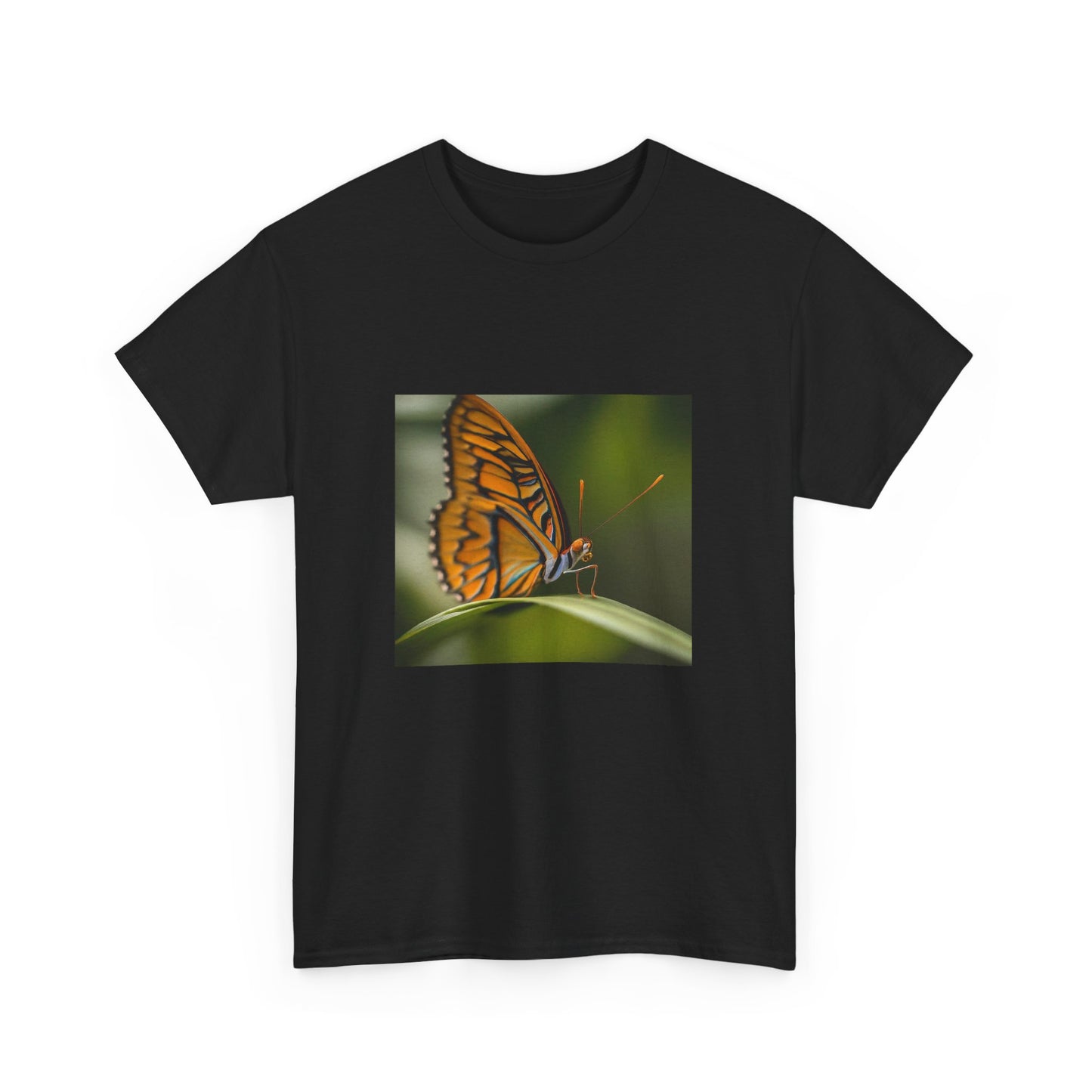 butter fly print Unisex Heavy Cotton Tee