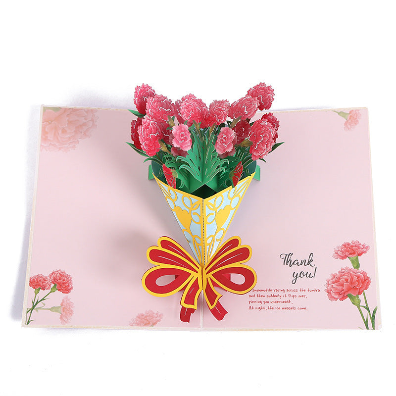 3D Greeting Card Mother's Day Three-dimensional Card