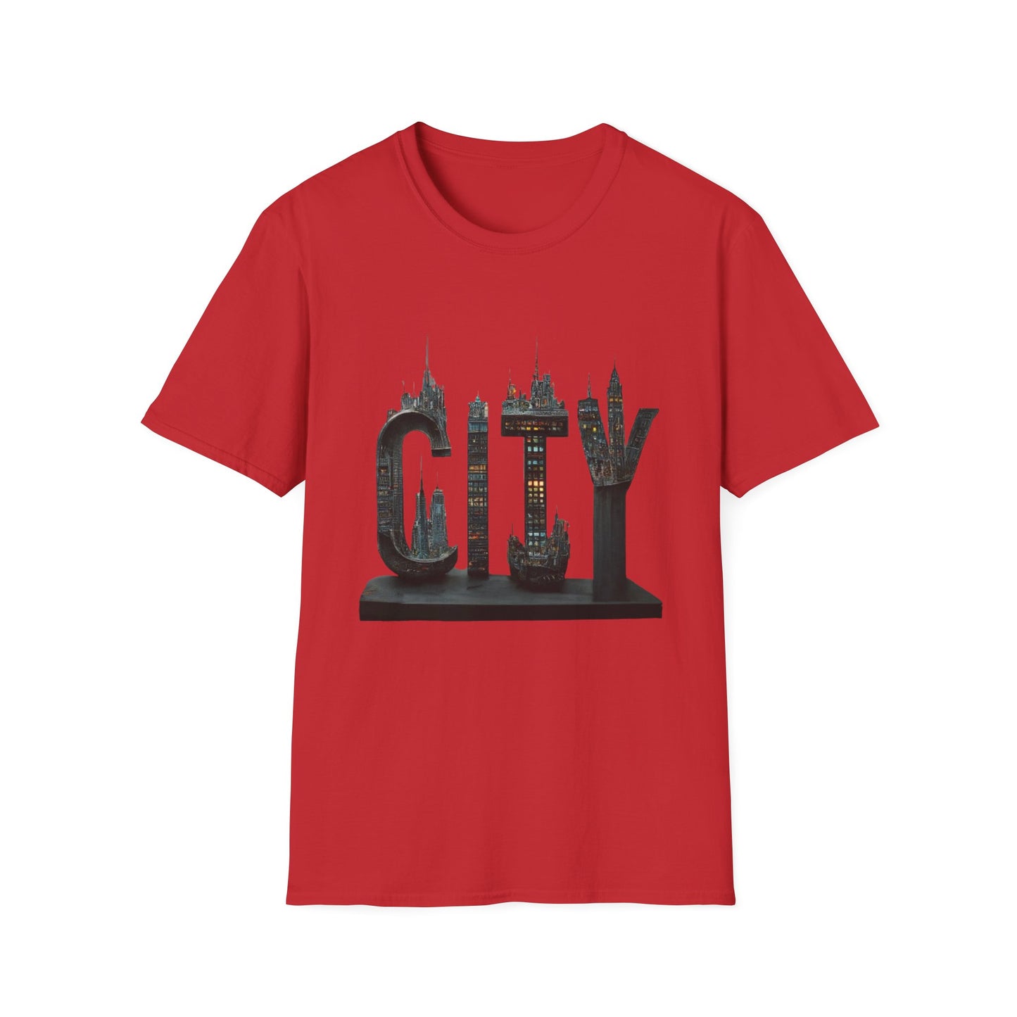 Unisex Softstyle  city tee shirt