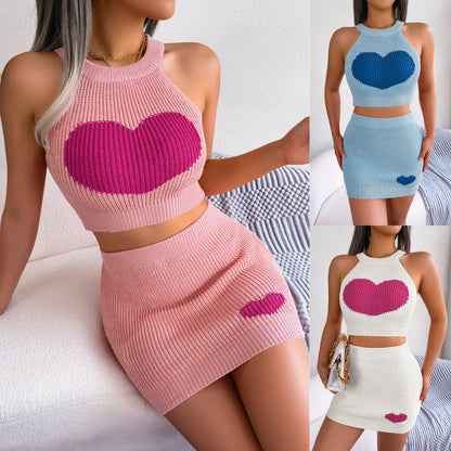 Cute Crop Top & Skirt Set - M2K Trends