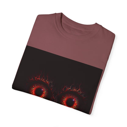 Halloween Unisex T-shirt with Scary Eyes Design