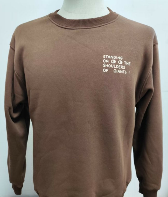 SOUKA: Embroidered long-sleeve thick sweater-1