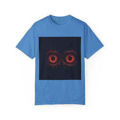 Halloween Unisex T-shirt with Scary Eyes Design