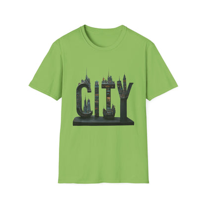 Unisex Softstyle  city tee shirt