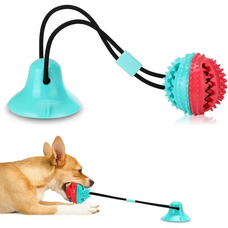 Durable Interactive Dog Toy for Aggressive Chewers – Tug-of-War & Treat Dispensing