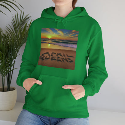 April queen Unisex Heavy Blend™ Hooded Sweatshirt