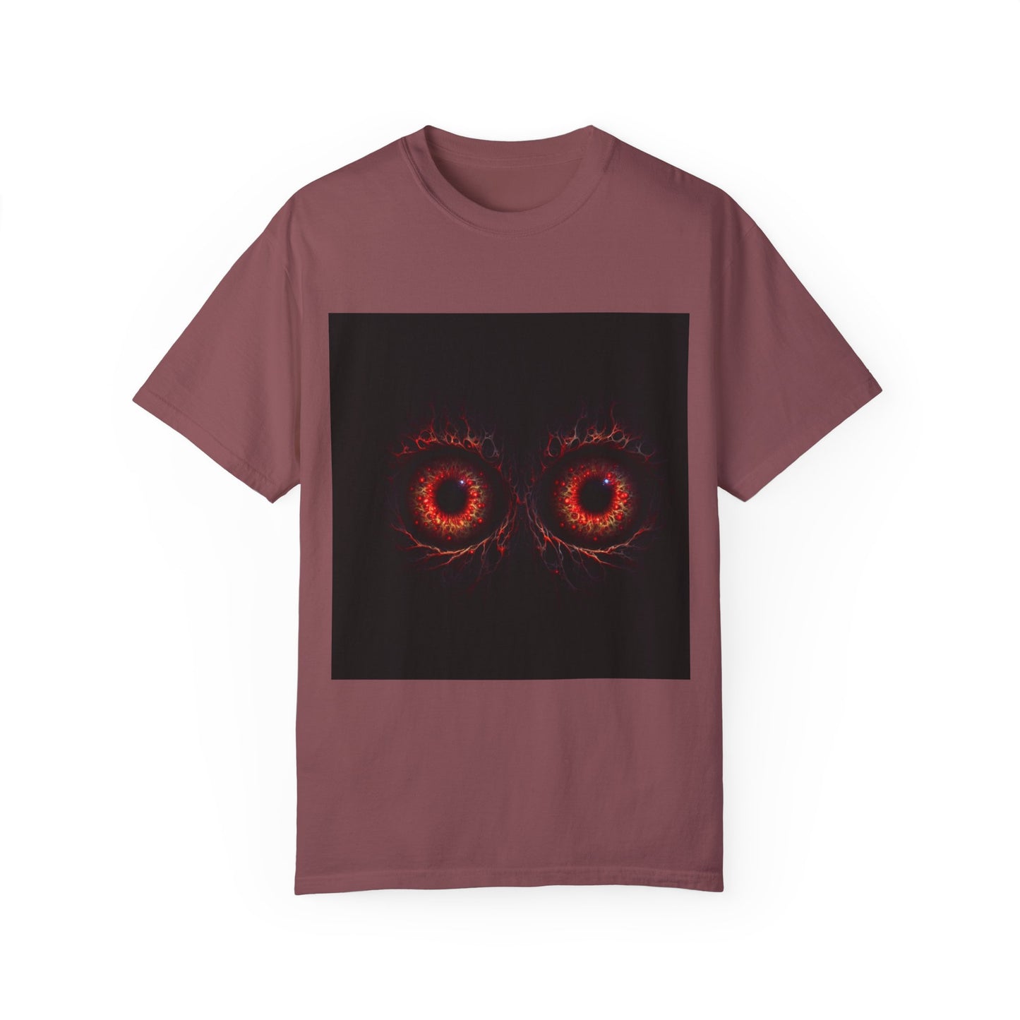 Halloween Unisex T-shirt with Scary Eyes Design