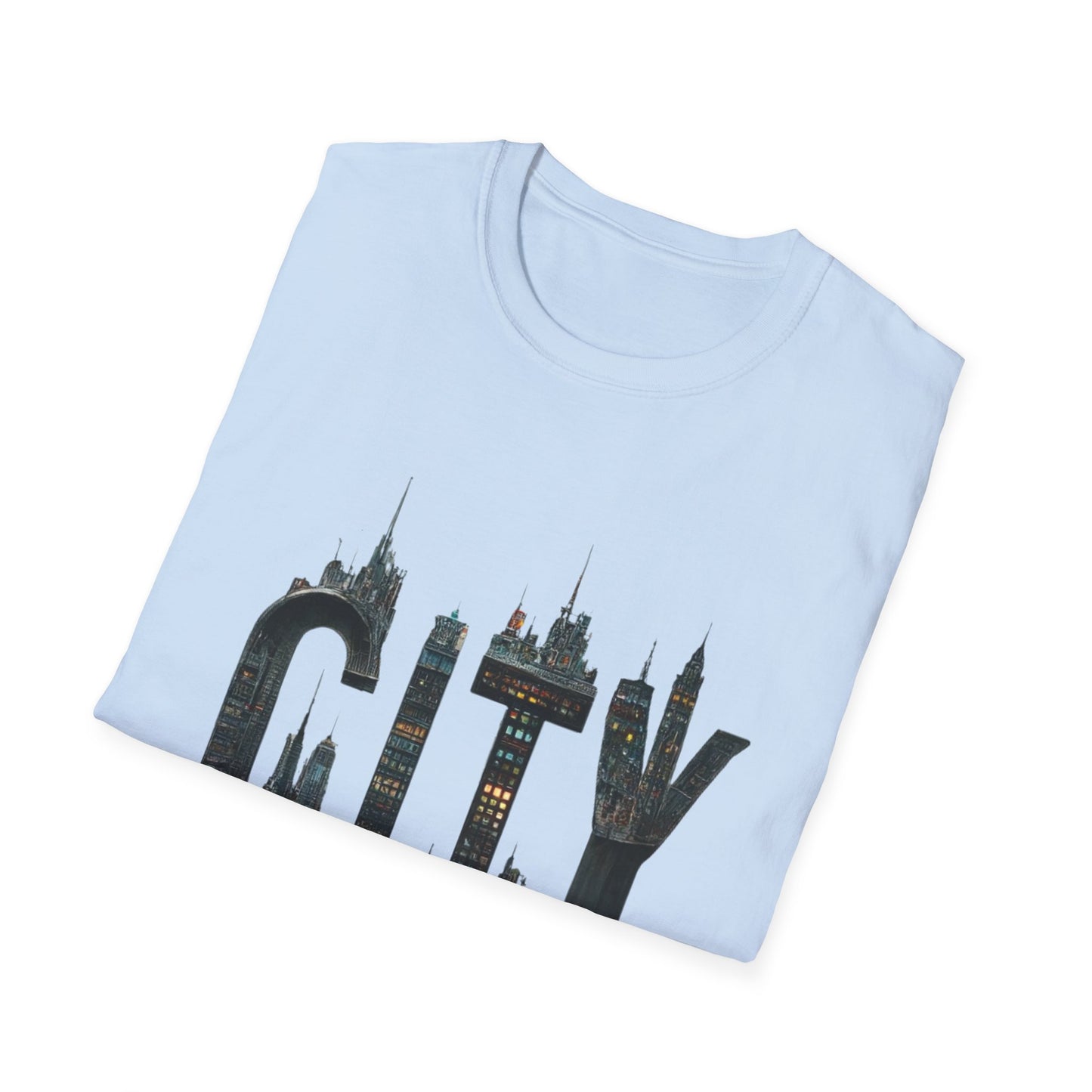 Unisex Softstyle  city tee shirt