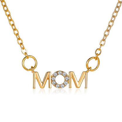 Mother's Day Letter Necklace - Simple Gift # M2K Trends