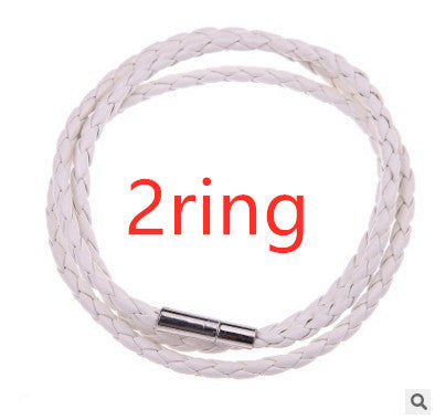 best Personalized Mens Braided Genuine Leather Bracelet Stainless Steel Custom Beads Name Charm Bracelet For Men With Family Names 7 shop online at M2K Trends for