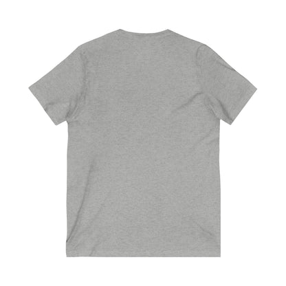 Canadian Comfort: Unisex Jersey Tee Short Sleeve V-Neck Tee