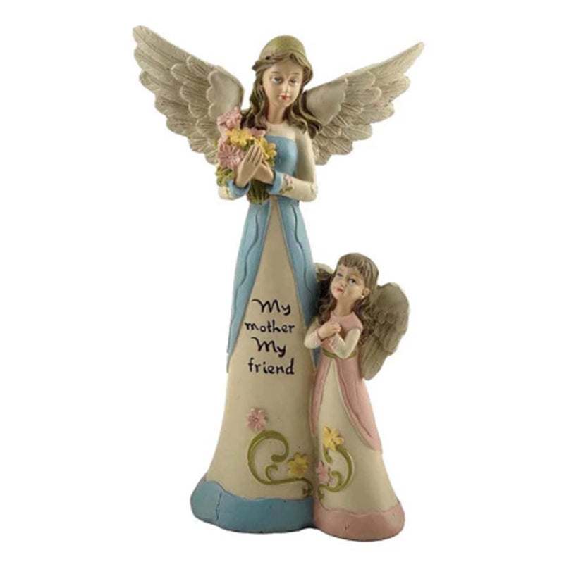 Mother's Day flower fairy statue, resin angel figurine