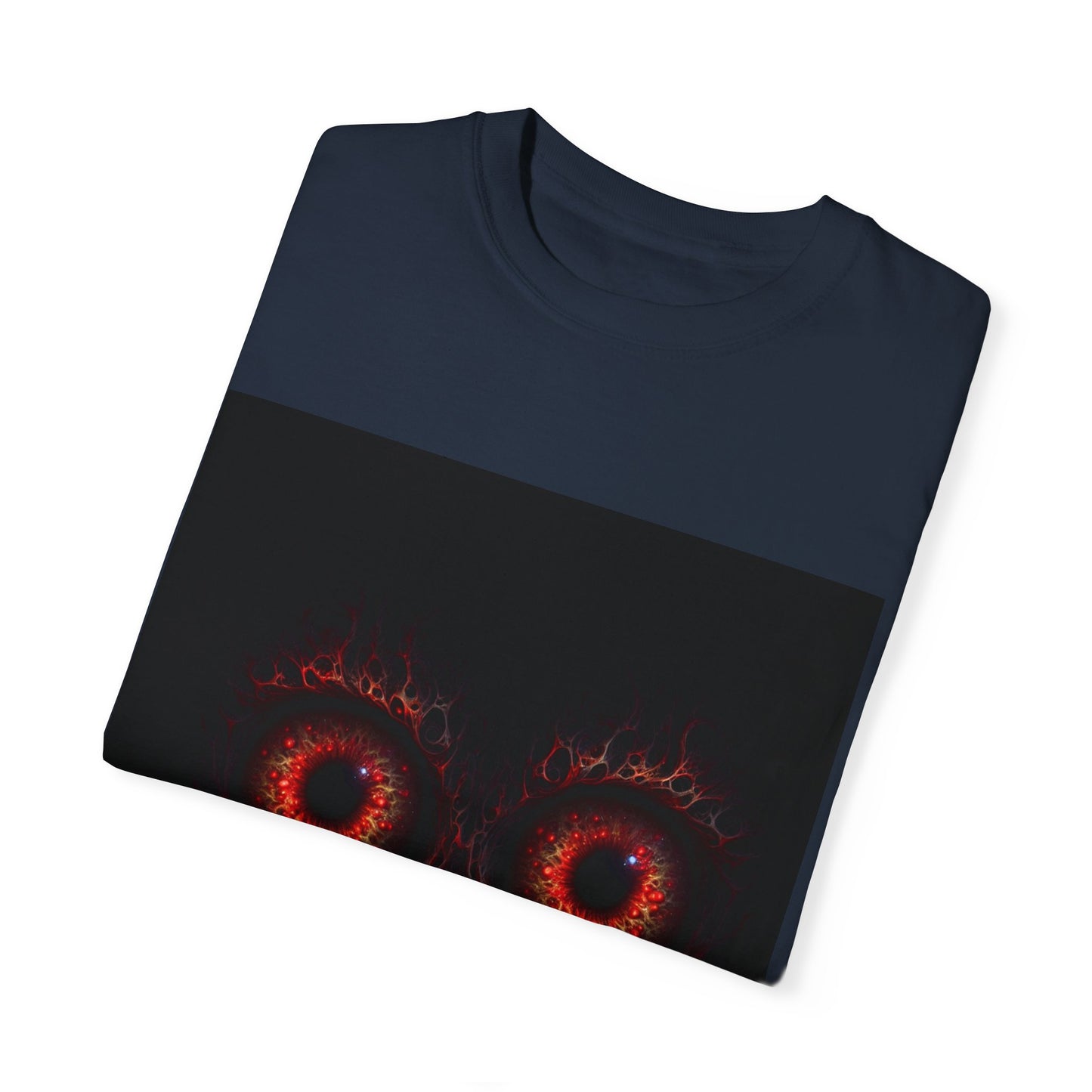 Halloween Unisex T-shirt with Scary Eyes Design