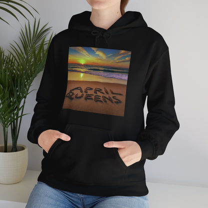 April queen Unisex Heavy Blend™ Hooded Sweatshirt