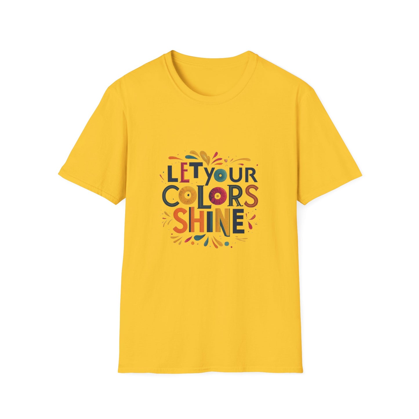 Let you colour shine Unisex Softstyle T-Shirt