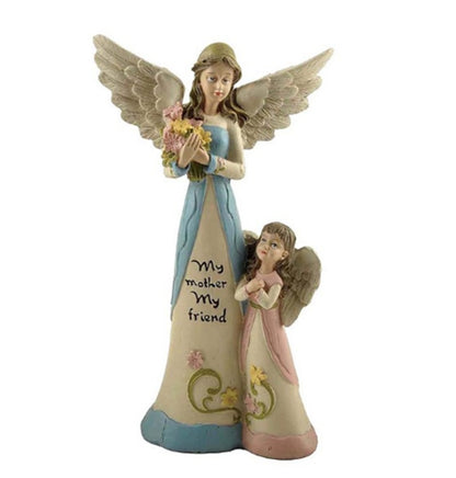 Mother's Day flower fairy statue, resin angel figurine