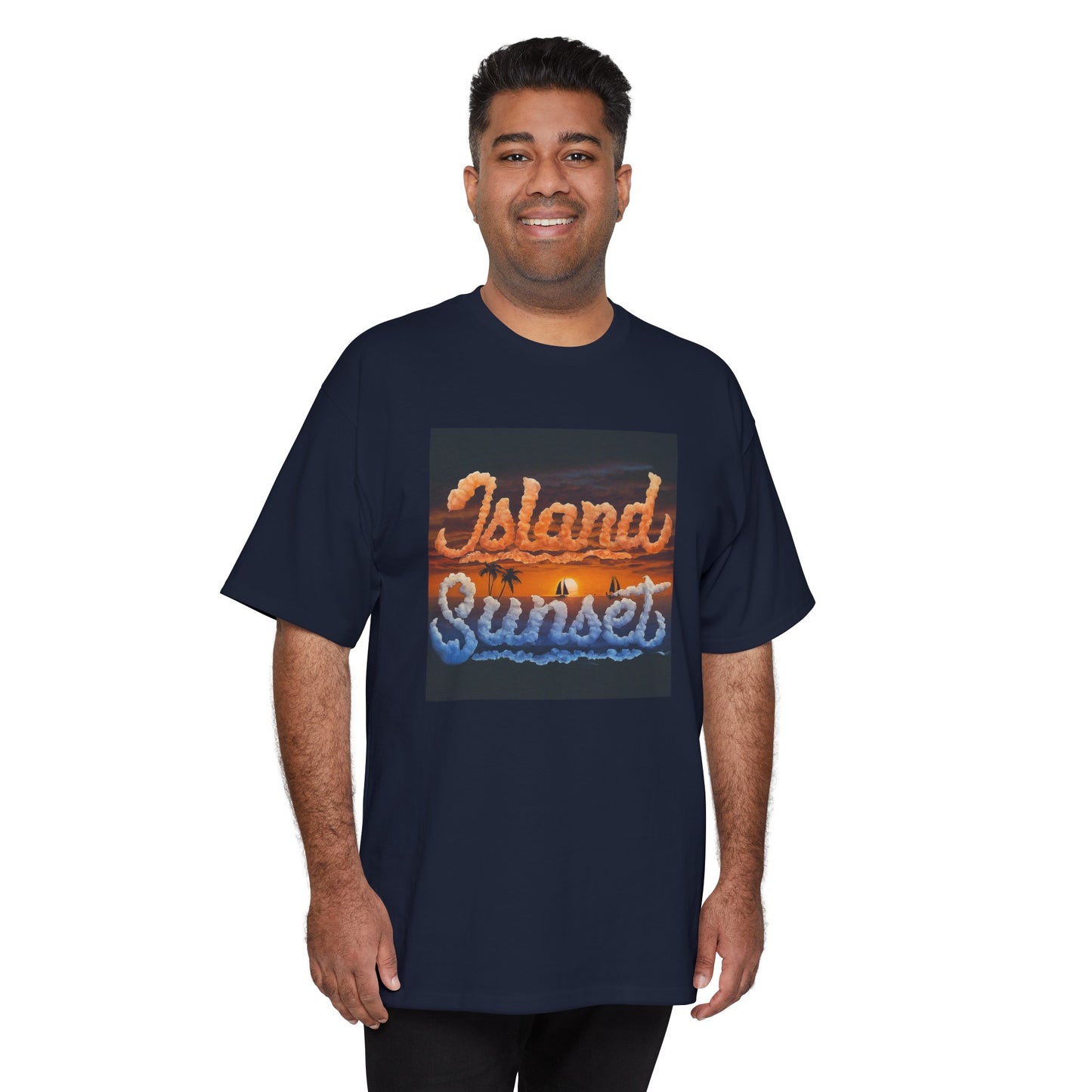 Island sunset Unisex Ultra Cotton® Tall T-Shirt