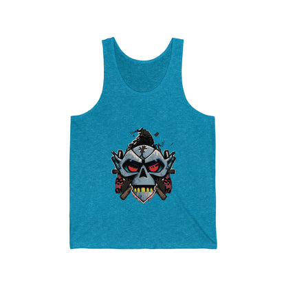 Unisex Jersey Tank: Lag Monster Design