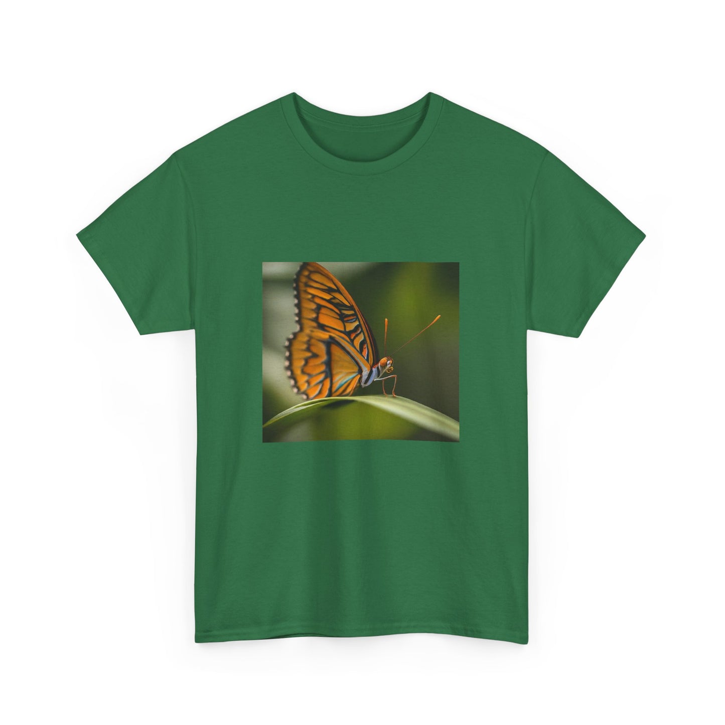 butter fly print Unisex Heavy Cotton Tee