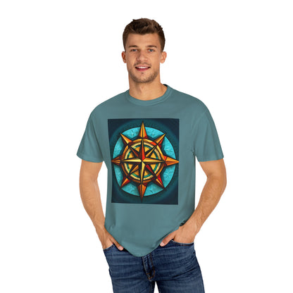 Calypso Compass Unisex Garment-Dyed T-shirt