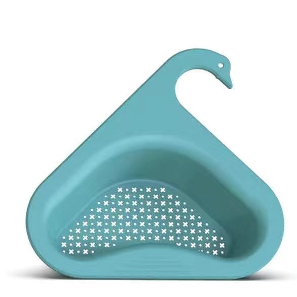 Swan Drain Basket for Kitchen Sink - Wet and Dry Separation