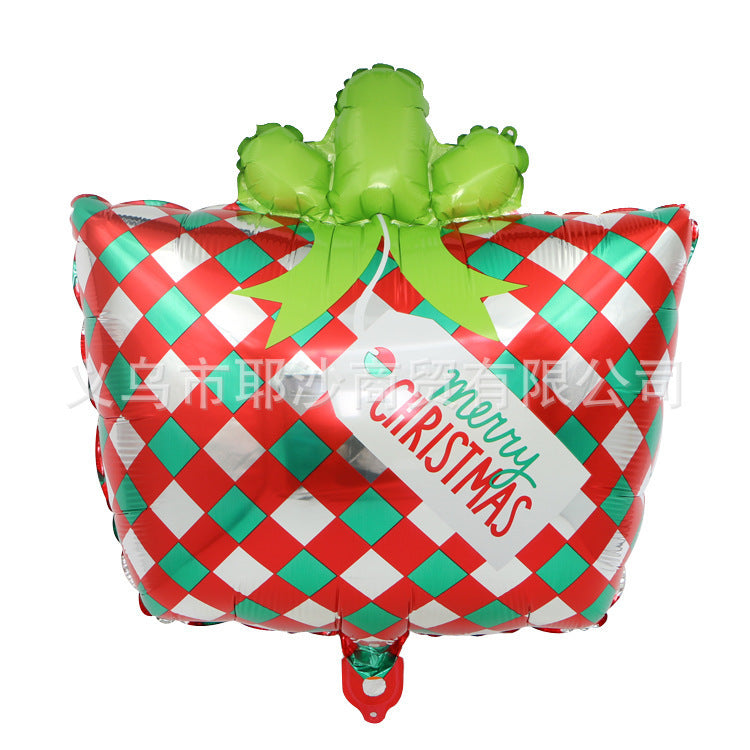 Christmas decoration aluminum film balloon