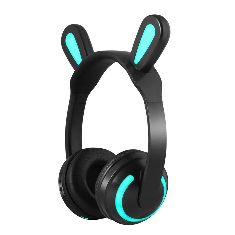 Wireless Cat Ear Headphones with Noise Reduction & LED Light