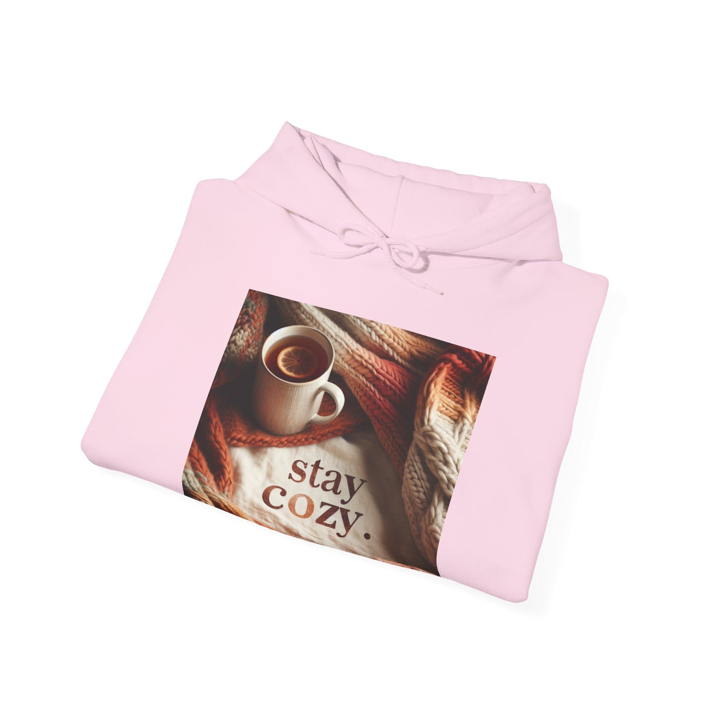 Unisex hoodie Sweatshirt - Cozy Blanket and Tea - Stay Cozy