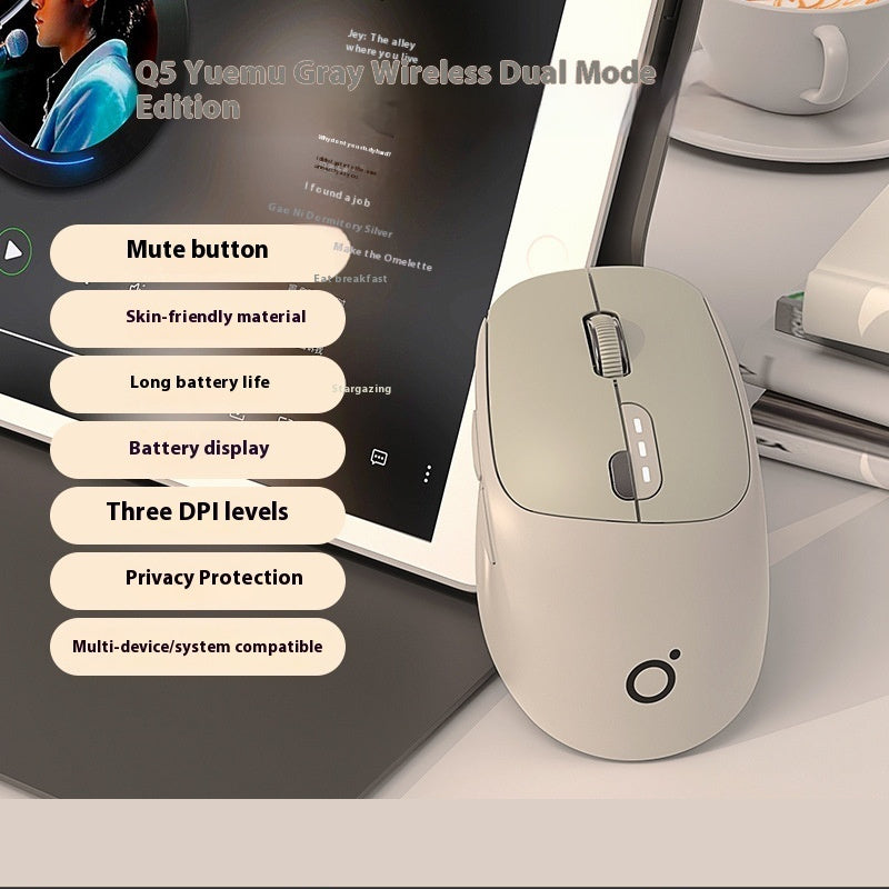 Mute Wireless Bluetooth Mouse Computer Office Mouse