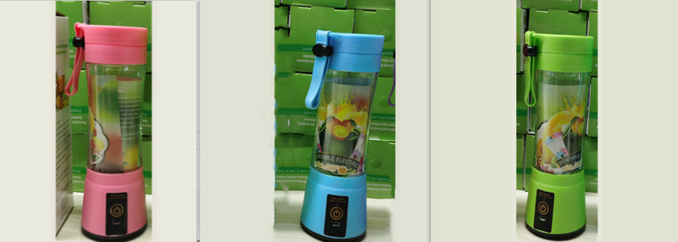6-Blade Portable USB Rechargeable Blender – Smoothies On the Go! | M2k Trends